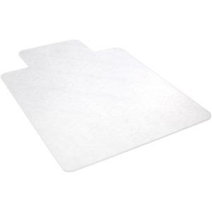 Lorell Hard Floor Wide Lip Vinyl Chairmat - Hard Floor, Wood Floor, Vinyl Floor, Tile Floor - 60" Length x 46" Width x 95 mil Th