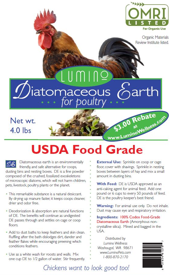 Food Grade Diatomaceous for Poultry