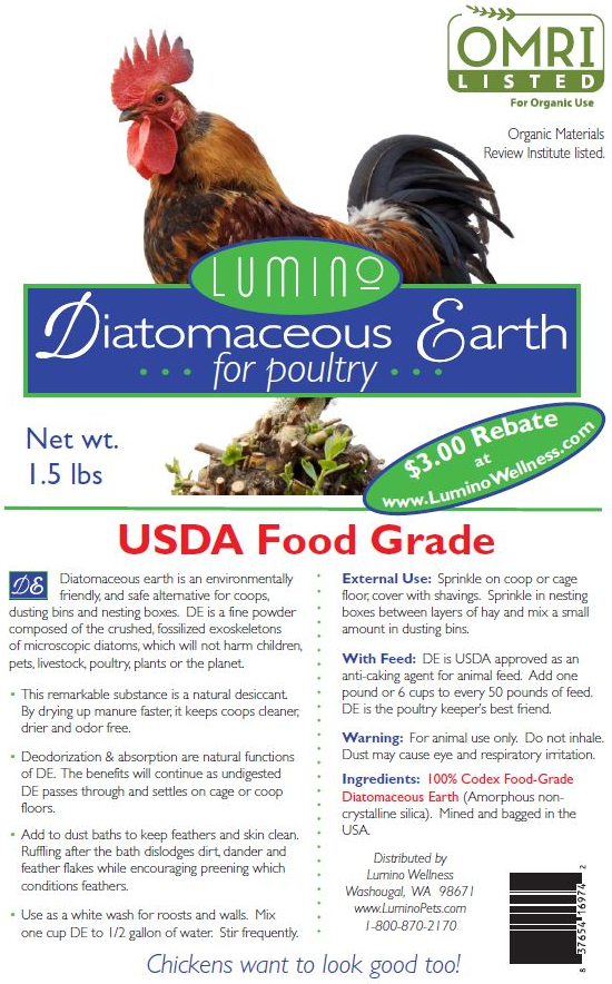 Food Grade Diatomaceous for Poultry