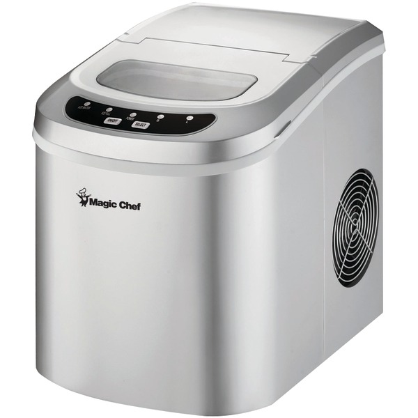 Magic Chef MCIM22SV 27lb-Capacity Portable Ice Maker