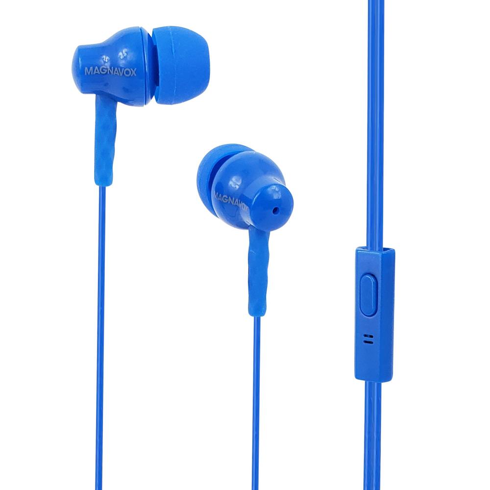Maganvox MHP4851-BL Blue In Ear Silicon Earbuds