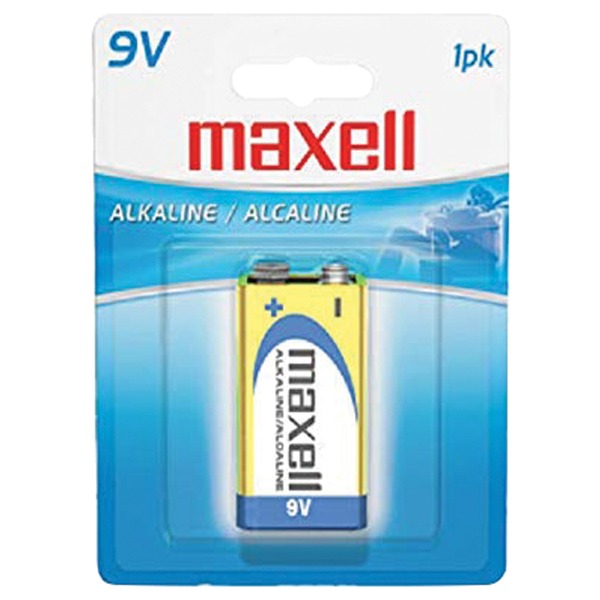 Maxell 721150 9-Volt Single Alkaline Battery