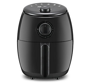 Elite Eaf-0201 Black 2.1 Quart Hot Air Fryer With Adjustable