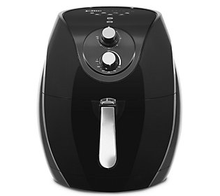 Elite Eaf-658 Black 6.5 Quart Air Fryer With Adjustable Timer