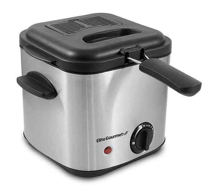 Elite EDF1550 Stainless Steel 1.5 Quart Deep Fryer