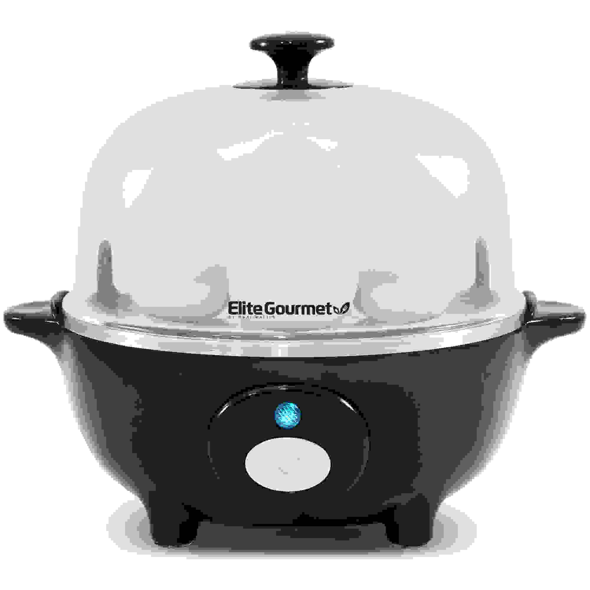 Elite EGC-007B Black Automatic Easy Egg Cooker For 7 Eggs