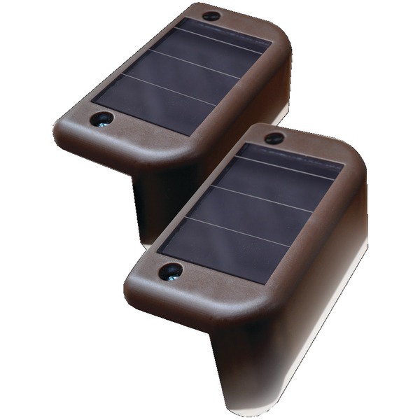 MAXSA Innovations 47332 Solar-Powered Deck Lights, 4 pk