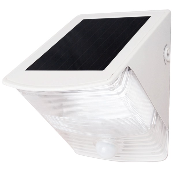 MAXSA Innovations 40234 Solar-Powered Motion-Activated Wedge Light (White)