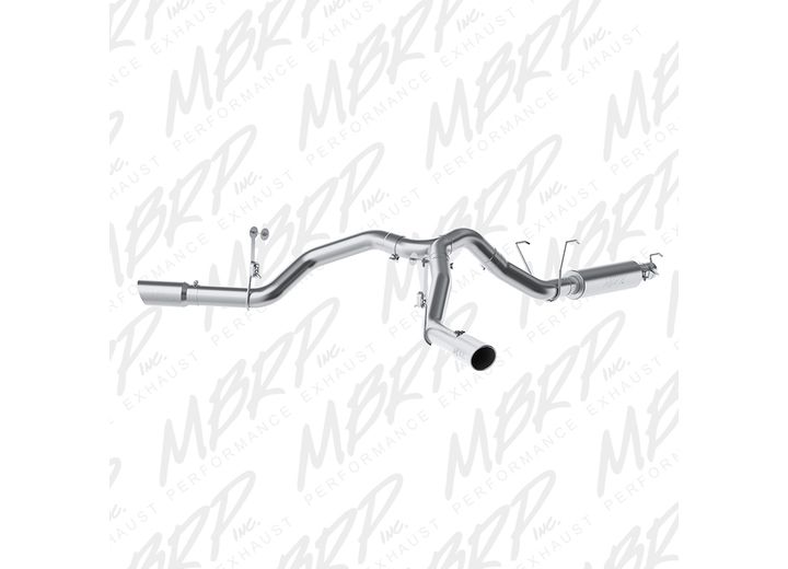 14-17 RAM 2500 6.4L 4IN CAT BACK,DUAL SPLIT SIDE EXIT,T409