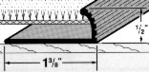 78147 1-3/8X72 Sv Carpet Gripp