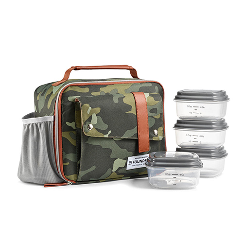 Fit & Fresh Olive Hip Camo Gaspee Bag Kit