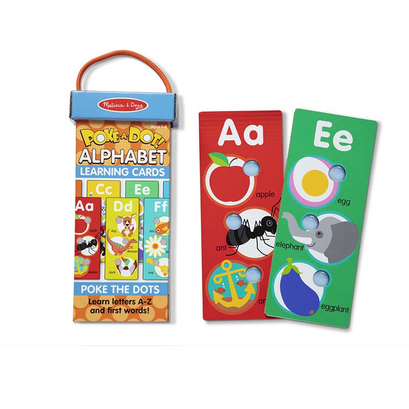 Poke-a-Dot Alphabet Learning Cards