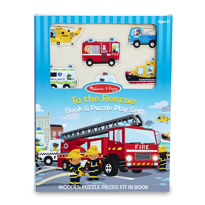 Book & Puzzle Play Set: To the Rescue