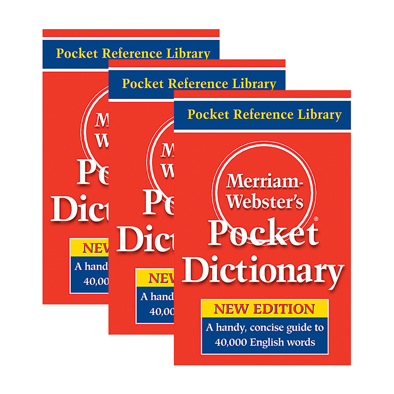 Pocket Dictionary, Pack of 3