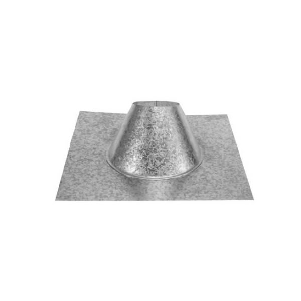 3" PelletVent Pro DSA Aluminum 0/12 - 6/12 Roof Flashing - 3PVP-F6DS