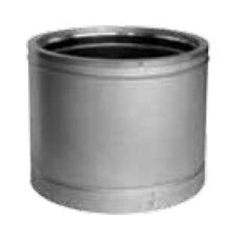 14" Duravent DuraTech Factory Built Double-Wall Stainless Steel 24" Long Chimney Pipe - 14DT-24SS