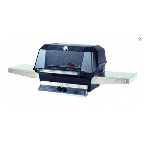 MHP Head-NG/Electronic Ignition/2 Drop down folding Shelves/"H" Burner/Stainless Steel Cooking Grids/Grill area 642WNK/NG/Elec I