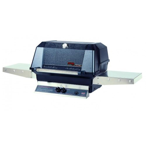 MHP Head-NG/Electronic Ignition/2 Drop down folding Shelves/"H" Burner/SeaMagic Cooking Grids/Cooking area 642