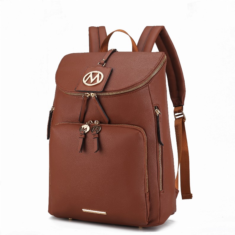 Angela Large Backpack Cognac