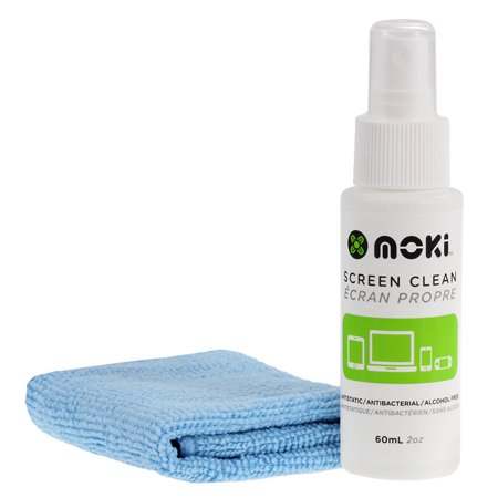 Moki ACC FCSM01 Screen Clean 60Ml With Chamois Mini 20Cm X