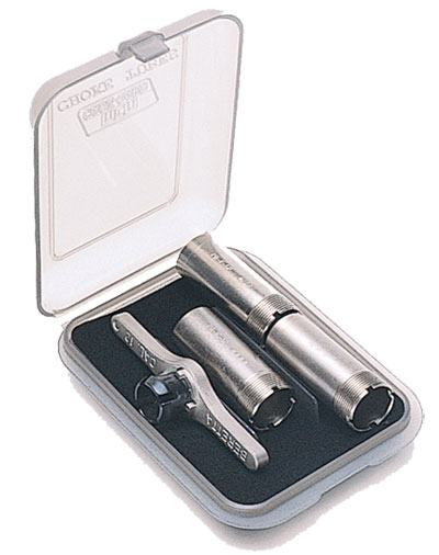 MTM Choke Tube Case holds 3 Extended Chokes Clear Smoke