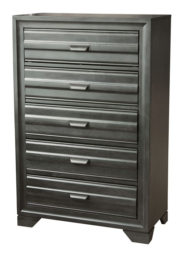 Eddison Chest in Gray Finish