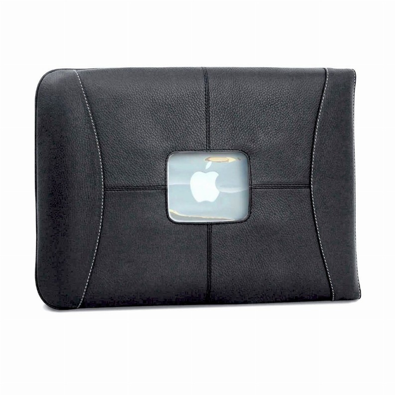 MacCase Premium Leather MacBook Pro Sleeve - 16" Black
