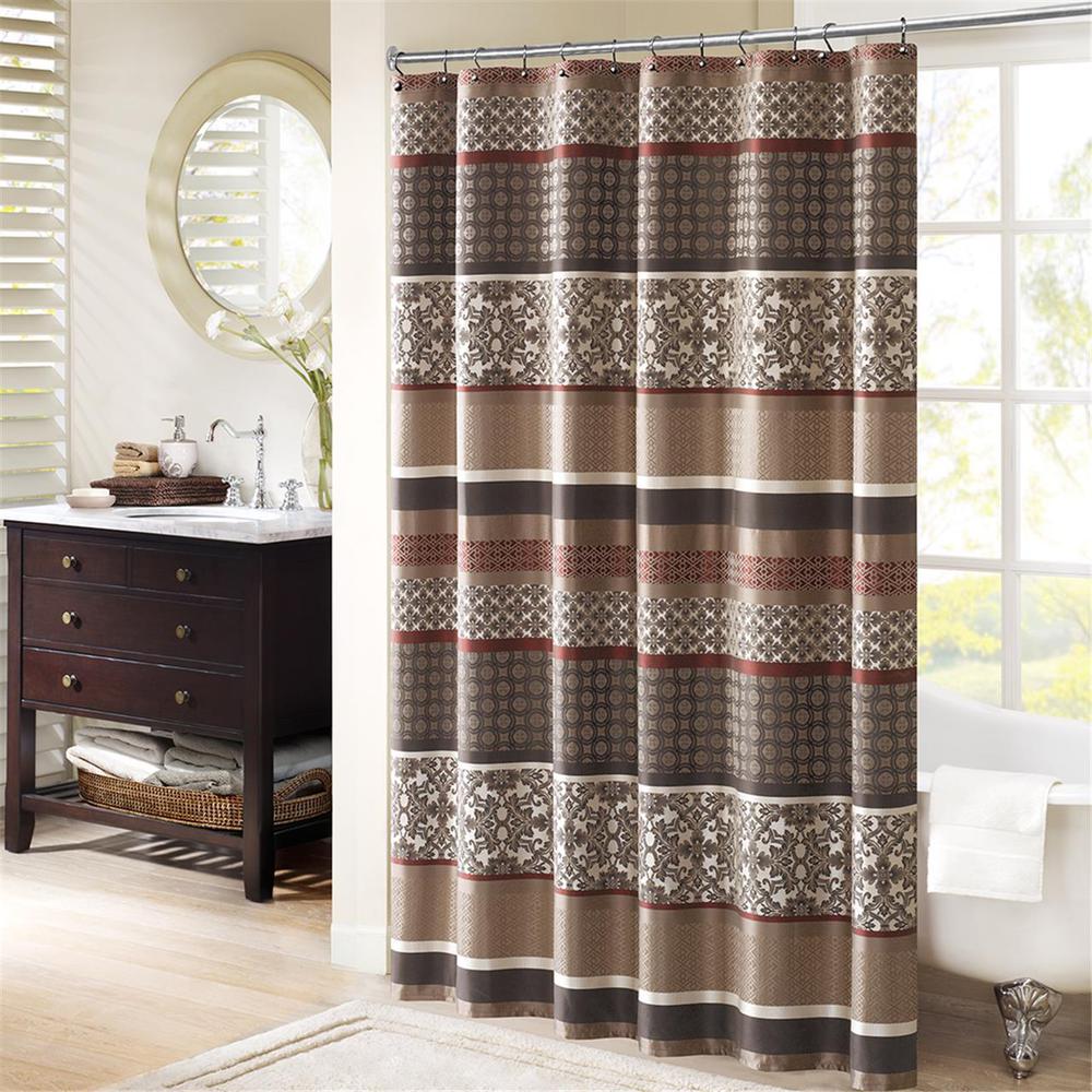 100% Polyester Jacquard Shower Curtain,MP70-3040