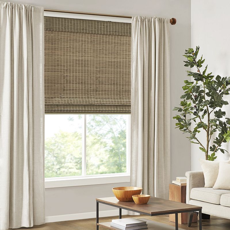 Bamboo Light Filtering Roman Shade 64"L