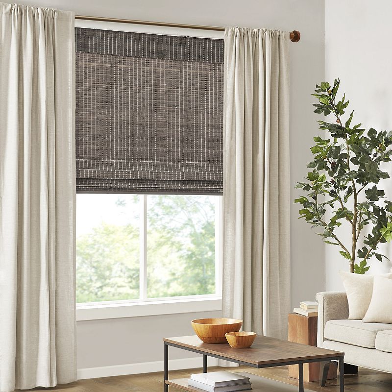 Bamboo Light Filtering Roman Shade 64"L