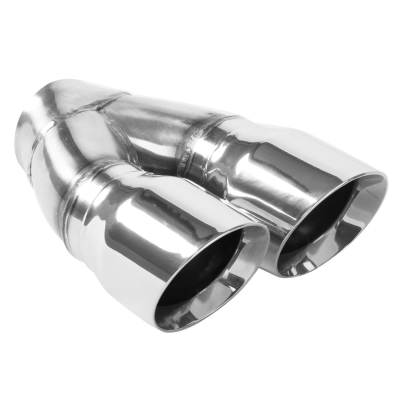 TIP (1-PK) DUAL DW 3X8 2.25 - CHROME