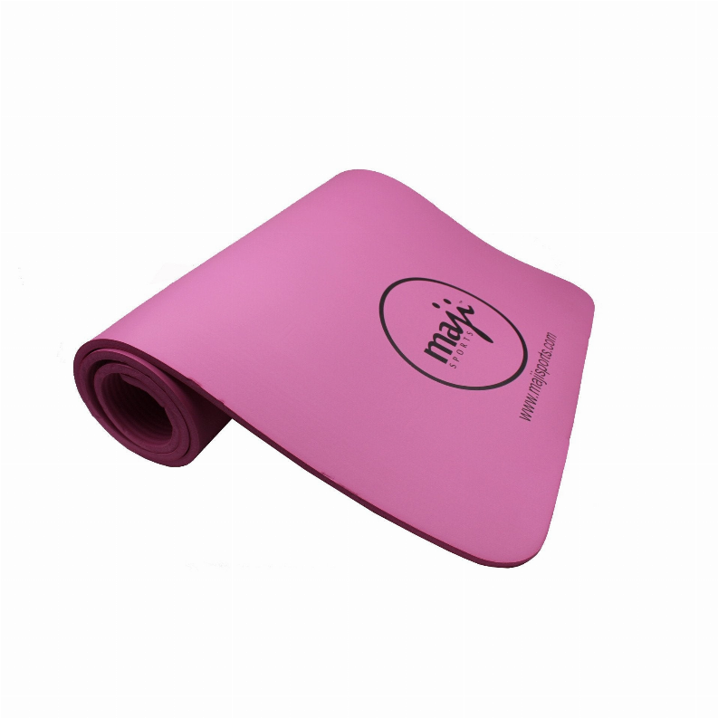 NBR Premium Eco Exercise Mat -  24inx72inx10 mm Pink