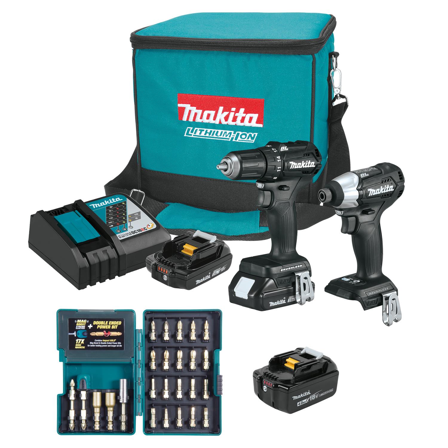 Makita 18V LXT Li-Ion Compact 2-Pc. Combo Kit Set3