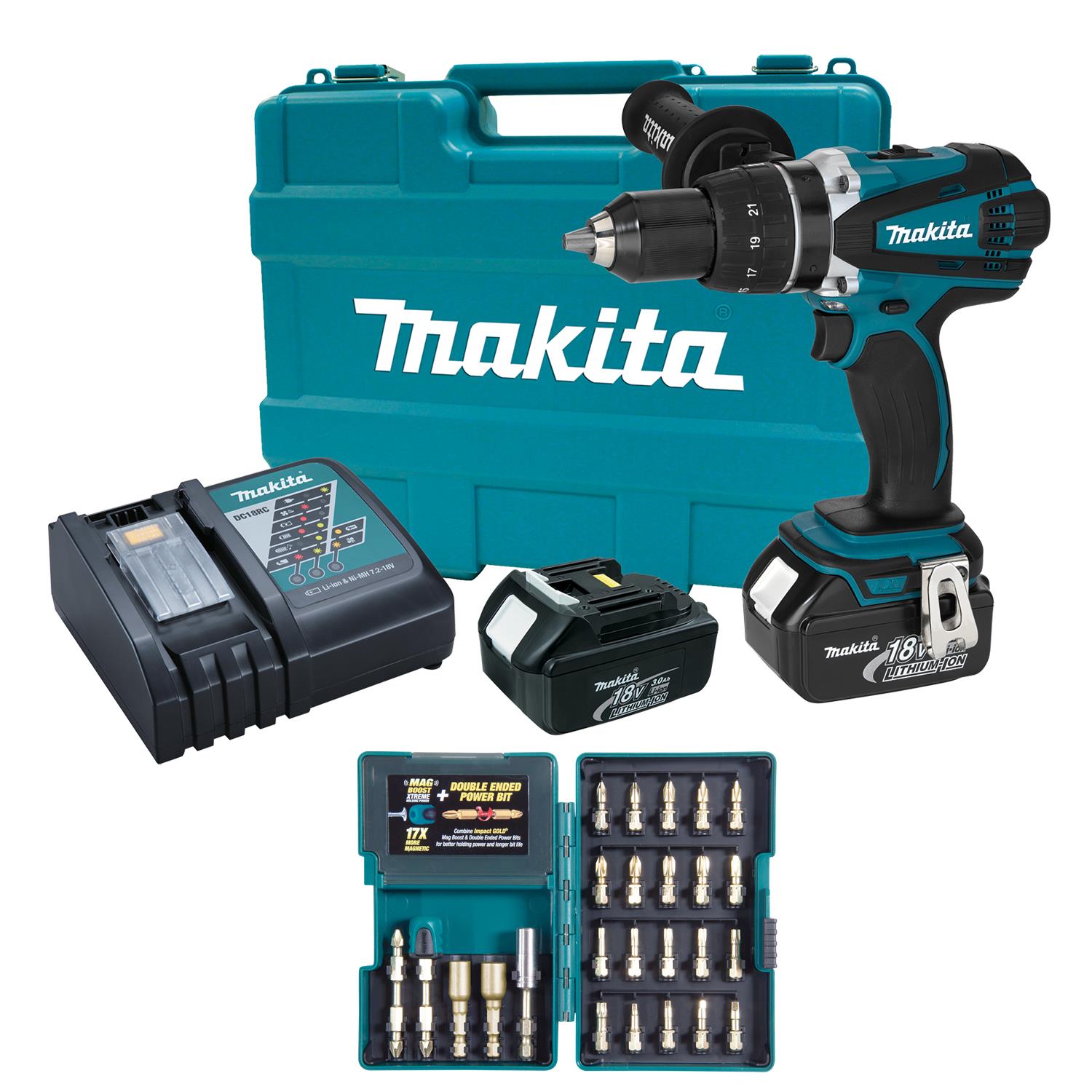Makita 18V LXT Li-Ion 1/2" Driver-Drill Kit Set