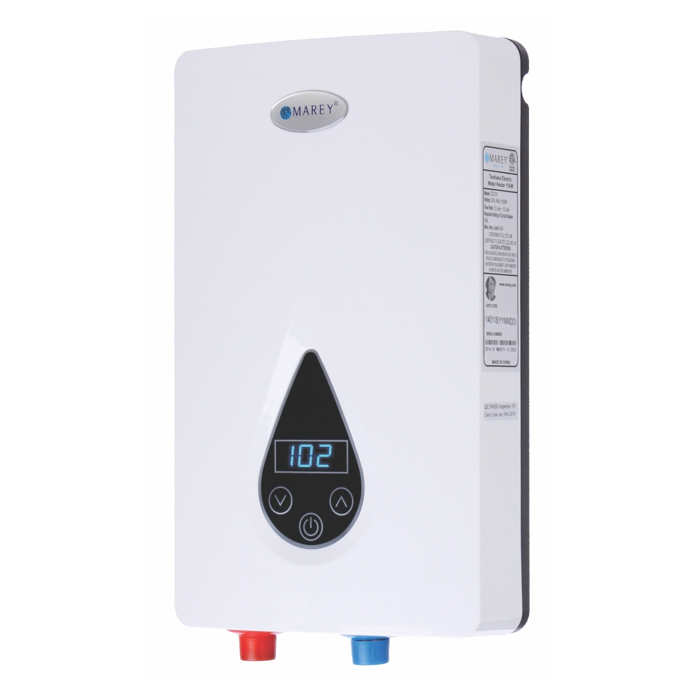 Marey ECO110 - 220Volt Self-Modulating 11 kW 3.0 GPM Multiple Points of Use Tankless Electric Water Heater