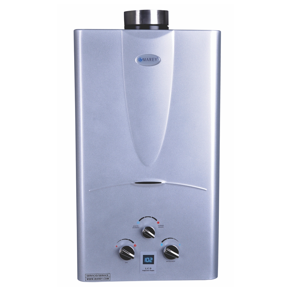 Marey 4.3 GPM Liquid Propane Gas Digital Panel Tankless Water Heater