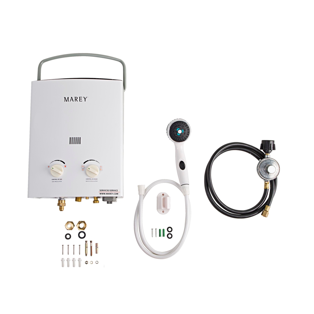Marey 2.0 GPM Liquid Propane Gas Portable Tankless Water Heater