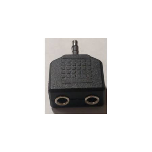 Y Adapter Single 3.5 Plug To Two 3.5 Jacks