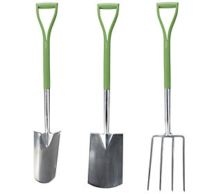 Martha Stewart Stainless Steel 40" 3-Pc Tool Set