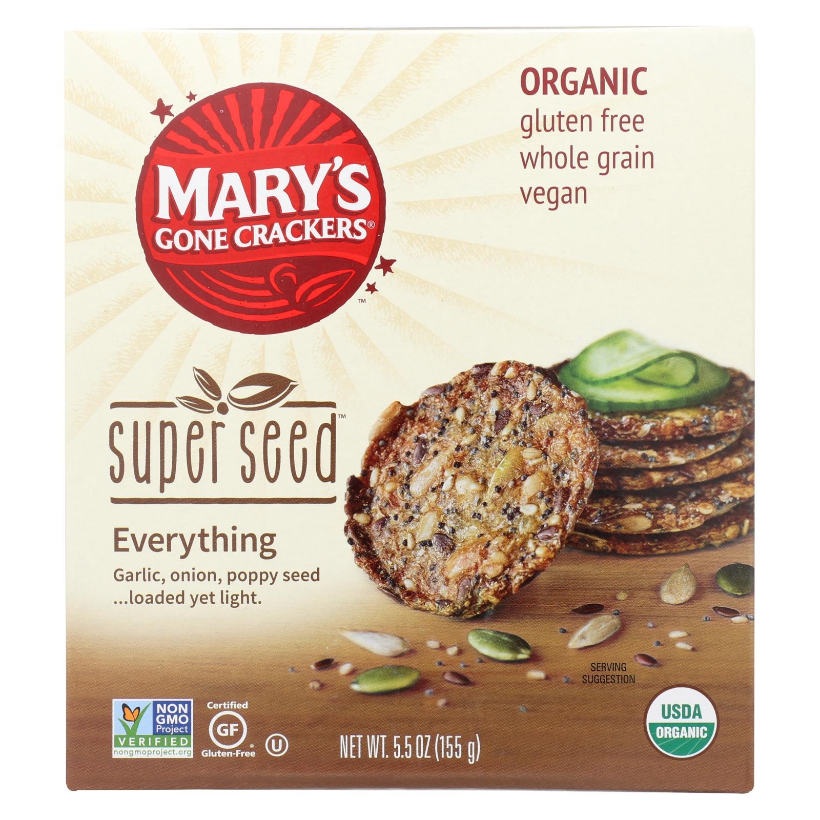 Mary's Gone Crackers Super Seed Everything (6x5.5 OZ)