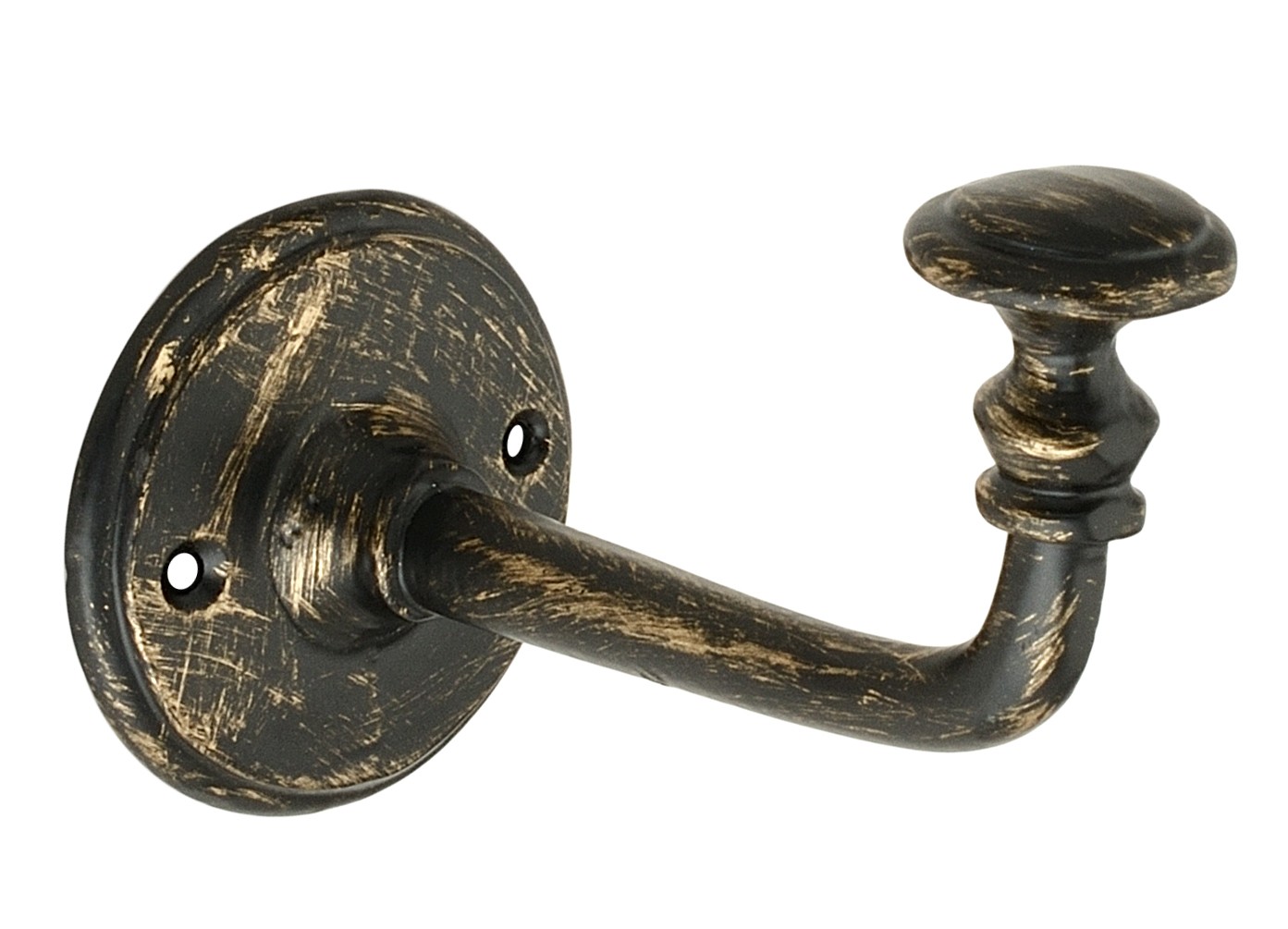 Art de Viejo 4-1/2" Antique Brass Coat Hook