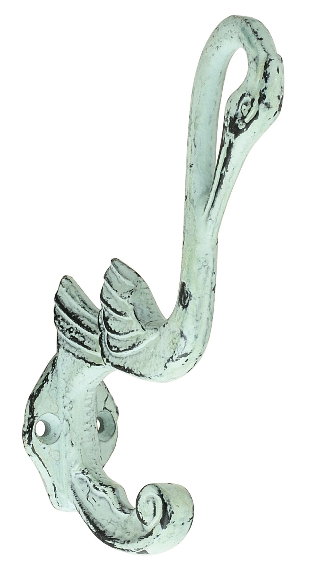 Swan 5 in. (130 mm) Distressed Grey Hat & Coat Hook