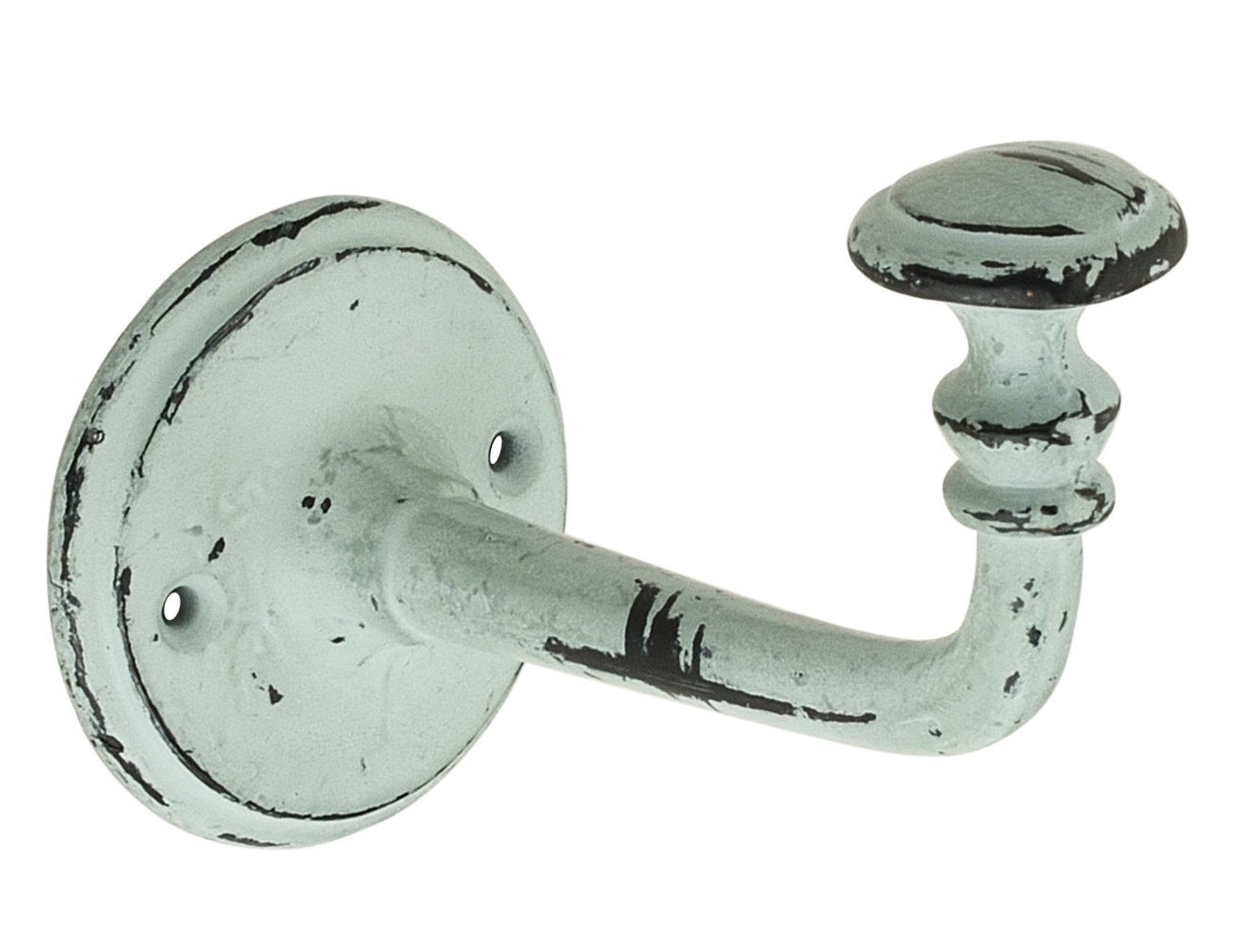 Art De Viejo 4-1/2 in. (113 mm) Grey Coat Hook