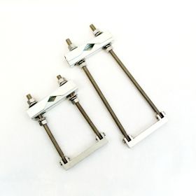 Pipe Mounting Bracket Set,Up To 2.3" Od