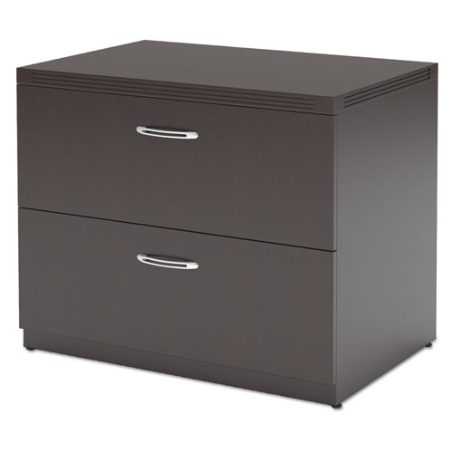 Aberdeen Series Freestanding Lateral File, 36w x 24d x 29h, Mocha