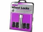 WHEEL LOCK SET 12X1.5 NUT CONE SEAT BLACK TUNER