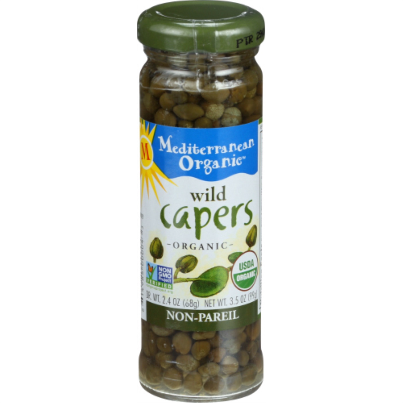 Mediterranean Organics Capers (24x3.5 Oz)