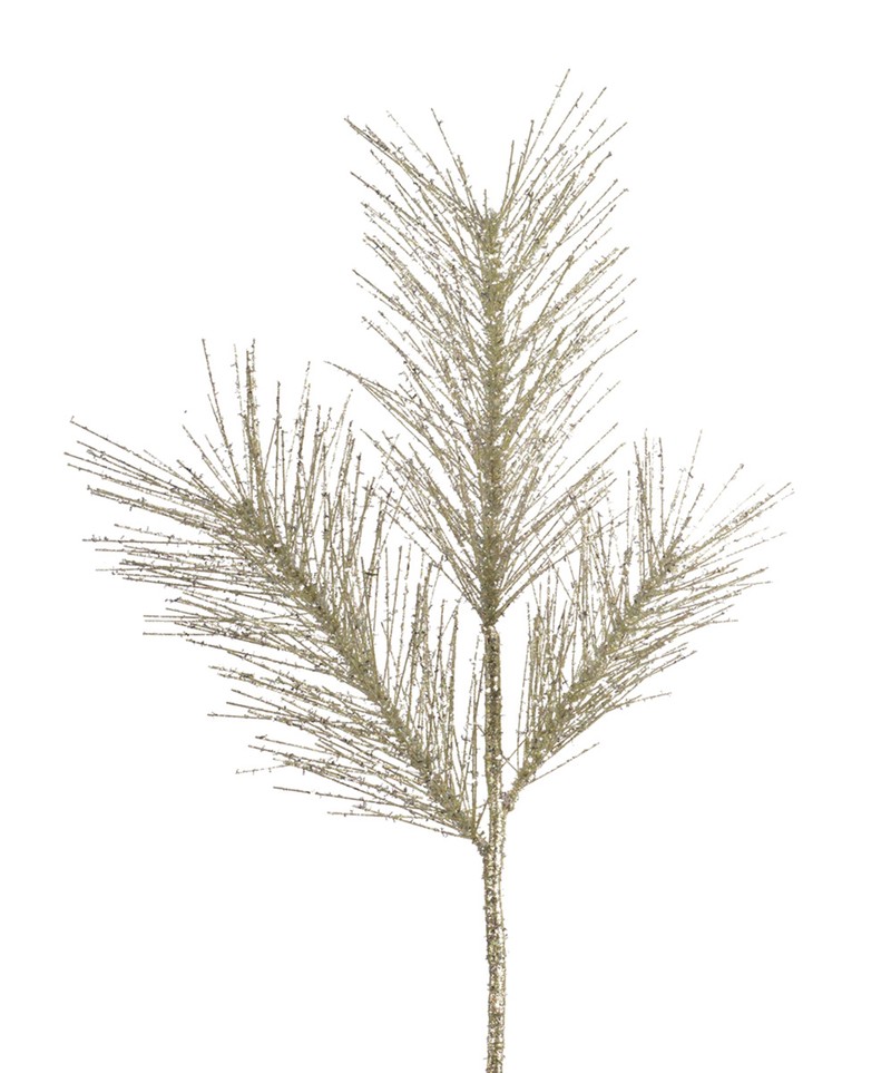 Glitter Pine Spray (Set of 12) 28"H PVC/Wire