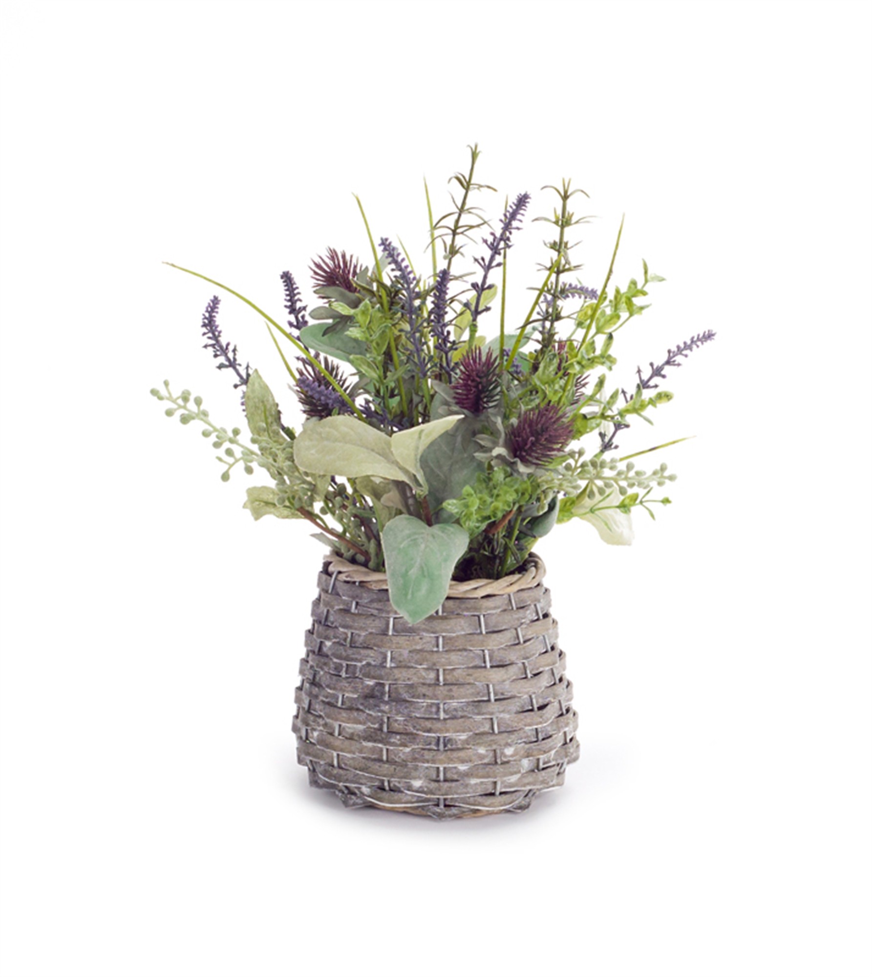 Herb/Thistle Basket (Set of 4) 13"H Polyester/Plastic