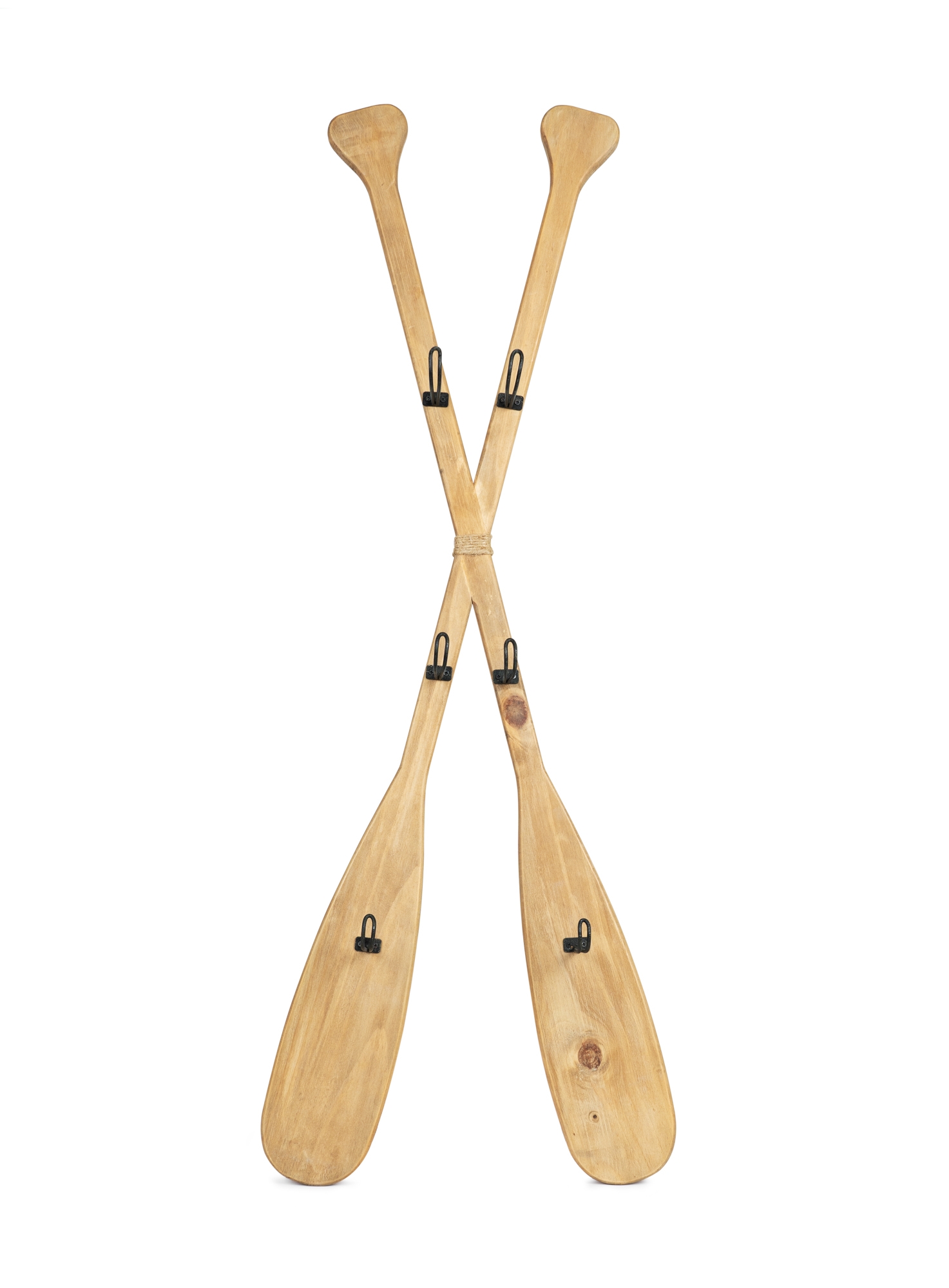 Oars with Hooks 16.75"L x 44"H Wood